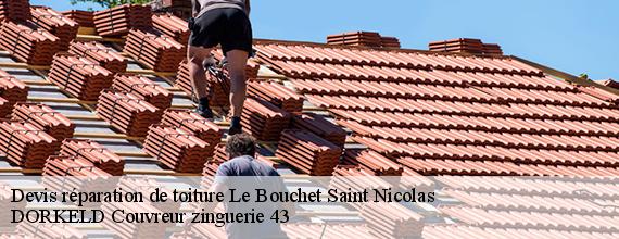 Devis réparation de toiture  le-bouchet-saint-nicolas-43510 DORKELD Couvreur zinguerie 43