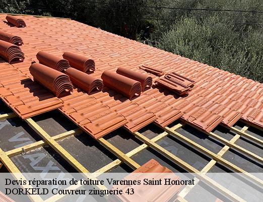 Devis réparation de toiture  varennes-saint-honorat-43270 DORKELD Couvreur zinguerie 43