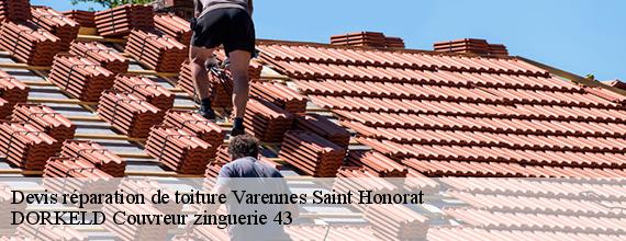 Devis réparation de toiture  varennes-saint-honorat-43270 DORKELD Couvreur zinguerie 43