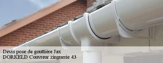 Devis pose de gouttière  jax-43230 DORKELD Couvreur zinguerie 43