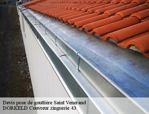 Devis pose de gouttière  saint-venerand-43580 DORKELD Couvreur zinguerie 43