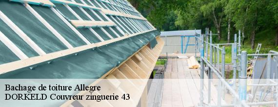 Bachage de toiture  allegre-43270 DORKELD Couvreur zinguerie 43