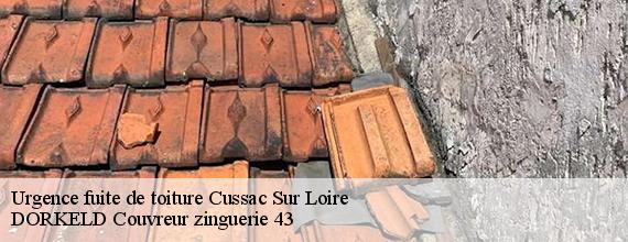 Urgence fuite de toiture  cussac-sur-loire-43370 DORKELD Couvreur zinguerie 43