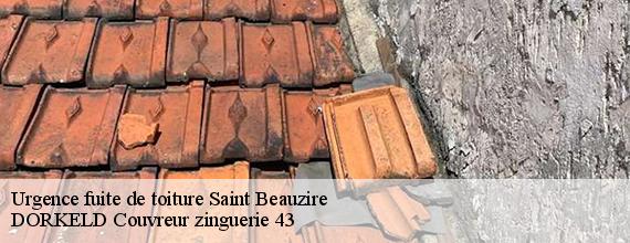 Urgence fuite de toiture  saint-beauzire-43100 DORKELD Couvreur zinguerie 43