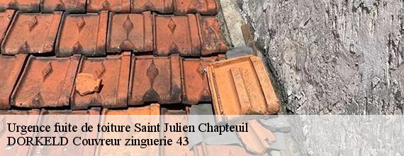 Urgence fuite de toiture  saint-julien-chapteuil-43260 DORKELD Couvreur zinguerie 43