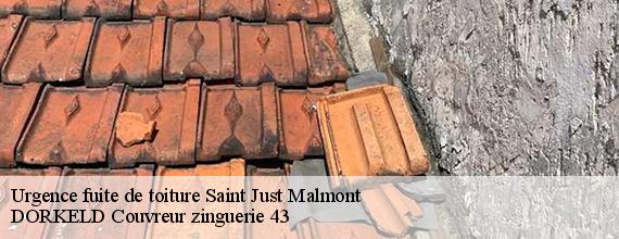 Urgence fuite de toiture  saint-just-malmont-43240 DORKELD Couvreur zinguerie 43