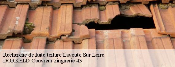 Recherche de fuite toiture  lavoute-sur-loire-43800 DORKELD Couvreur zinguerie 43