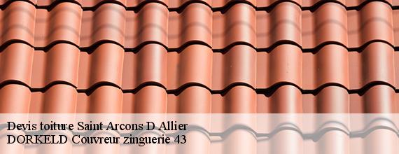 Devis toiture  saint-arcons-d-allier-43300 DORKELD Couvreur zinguerie 43