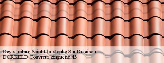 Devis toiture  saint-christophe-sur-dolaison-43370 DORKELD Couvreur zinguerie 43