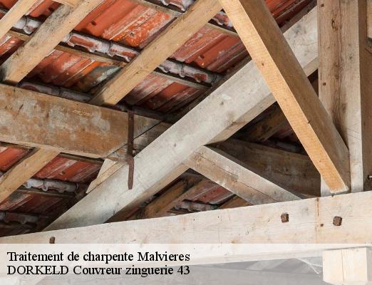 Traitement de charpente  malvieres-43160 DORKELD Couvreur zinguerie 43