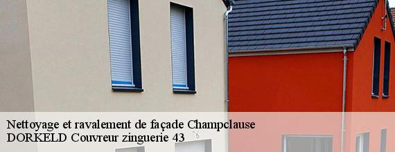 Nettoyage et ravalement de façade  champclause-43260 DORKELD Couvreur zinguerie 43