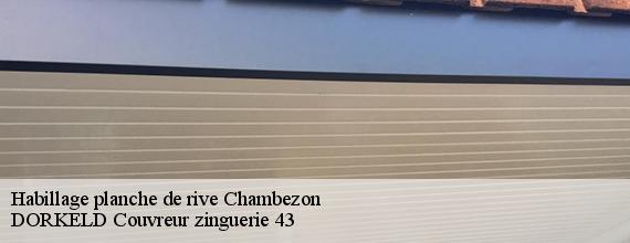 Habillage planche de rive  chambezon-43410 DORKELD Couvreur zinguerie 43