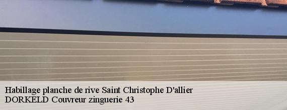 Habillage planche de rive  saint-christophe-d-allier-43340 DORKELD Couvreur zinguerie 43