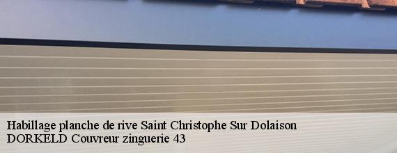Habillage planche de rive  saint-christophe-sur-dolaison-43370 DORKELD Couvreur zinguerie 43