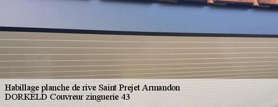 Habillage planche de rive  saint-prejet-armandon-43230 DORKELD Couvreur zinguerie 43