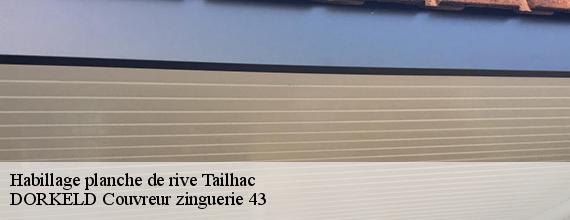 Habillage planche de rive  tailhac-43300 DORKELD Couvreur zinguerie 43