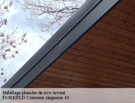 Habillage planche de rive  arvant-43360 DORKELD Couvreur zinguerie 43
