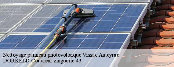 Nettoyage panneau photovoltaique  vissac-auteyrac-43300 DORKELD Couvreur zinguerie 43