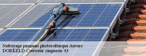 Nettoyage panneau photovoltaique  auvers-43300 DORKELD Couvreur zinguerie 43