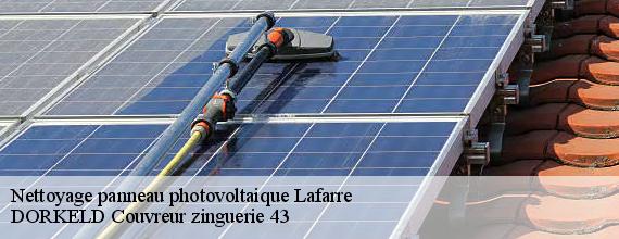 Nettoyage panneau photovoltaique  lafarre-43490 DORKELD Couvreur zinguerie 43