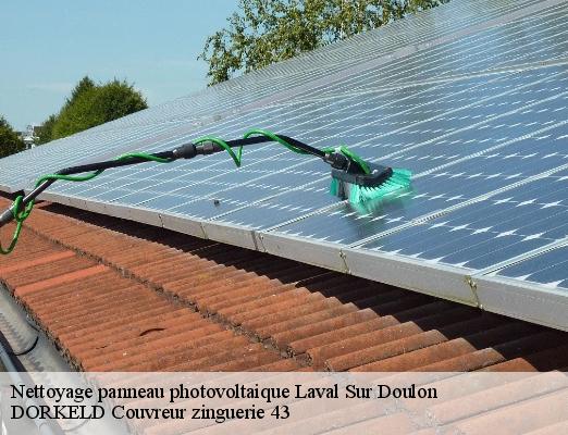 Nettoyage panneau photovoltaique  laval-sur-doulon-43440 DORKELD Couvreur zinguerie 43