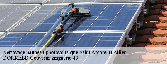 Nettoyage panneau photovoltaique  saint-arcons-d-allier-43300 DORKELD Couvreur zinguerie 43
