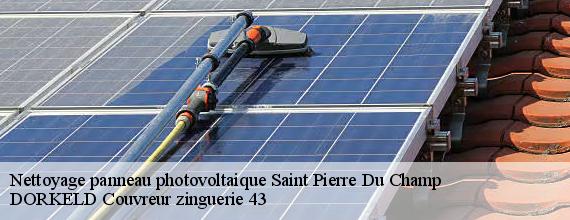 Nettoyage panneau photovoltaique  saint-pierre-du-champ-43130 DORKELD Couvreur zinguerie 43