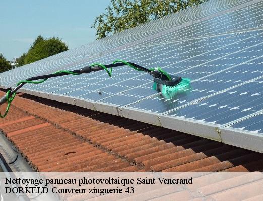 Nettoyage panneau photovoltaique  saint-venerand-43580 DORKELD Couvreur zinguerie 43